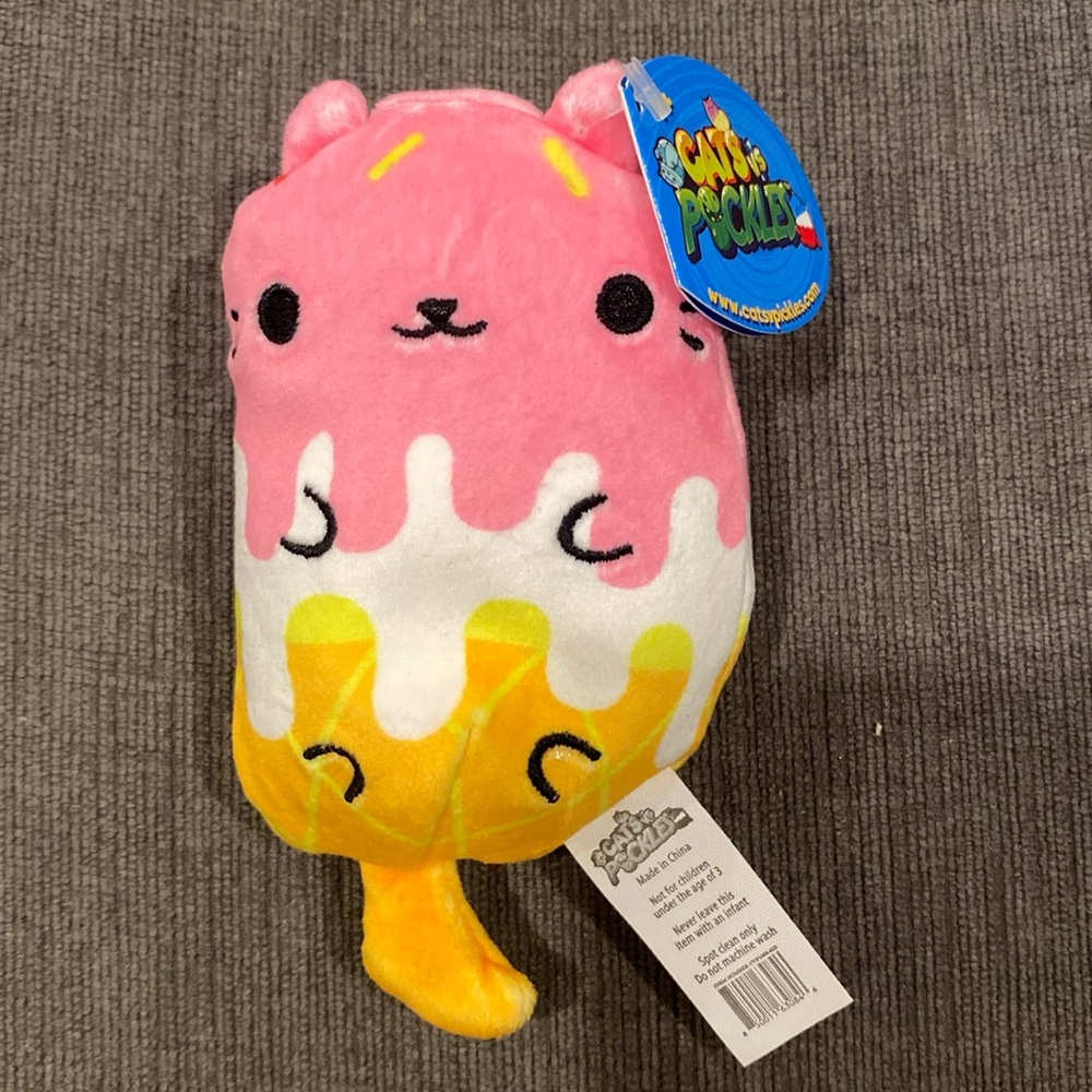 Cats Vs Pickles plush bean bag toy - Sprinkles #023 - NWT!!     kids beanie baby